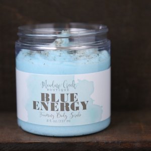 Blue Energy Whipped Soap Scrub