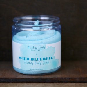 Wild Bluebell Whipped Soap Scrub - Click Image to Close