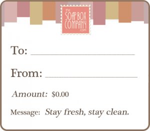 Gift Certificate - Click Image to Close